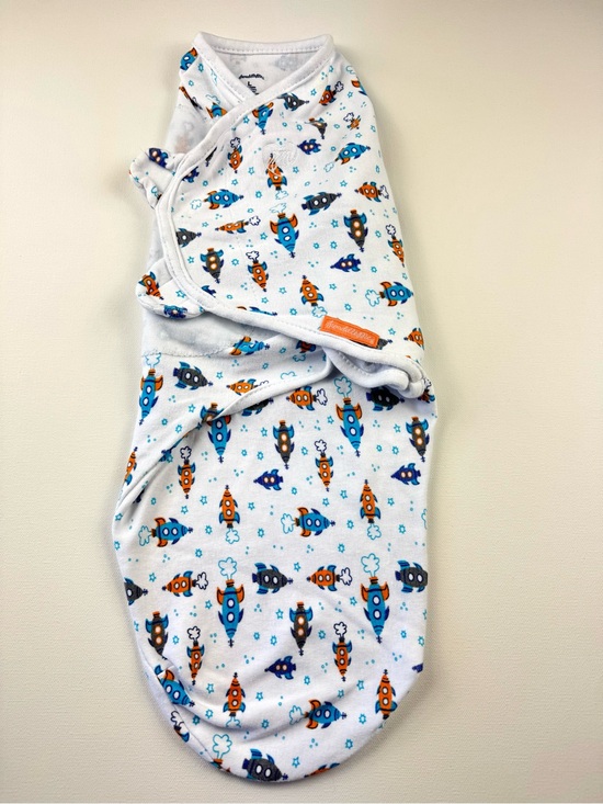 SwaddleMe Other - Swaddle Me Space Rocket Sleep Sack  Print Infant Baby Infant Baby Large Cotton